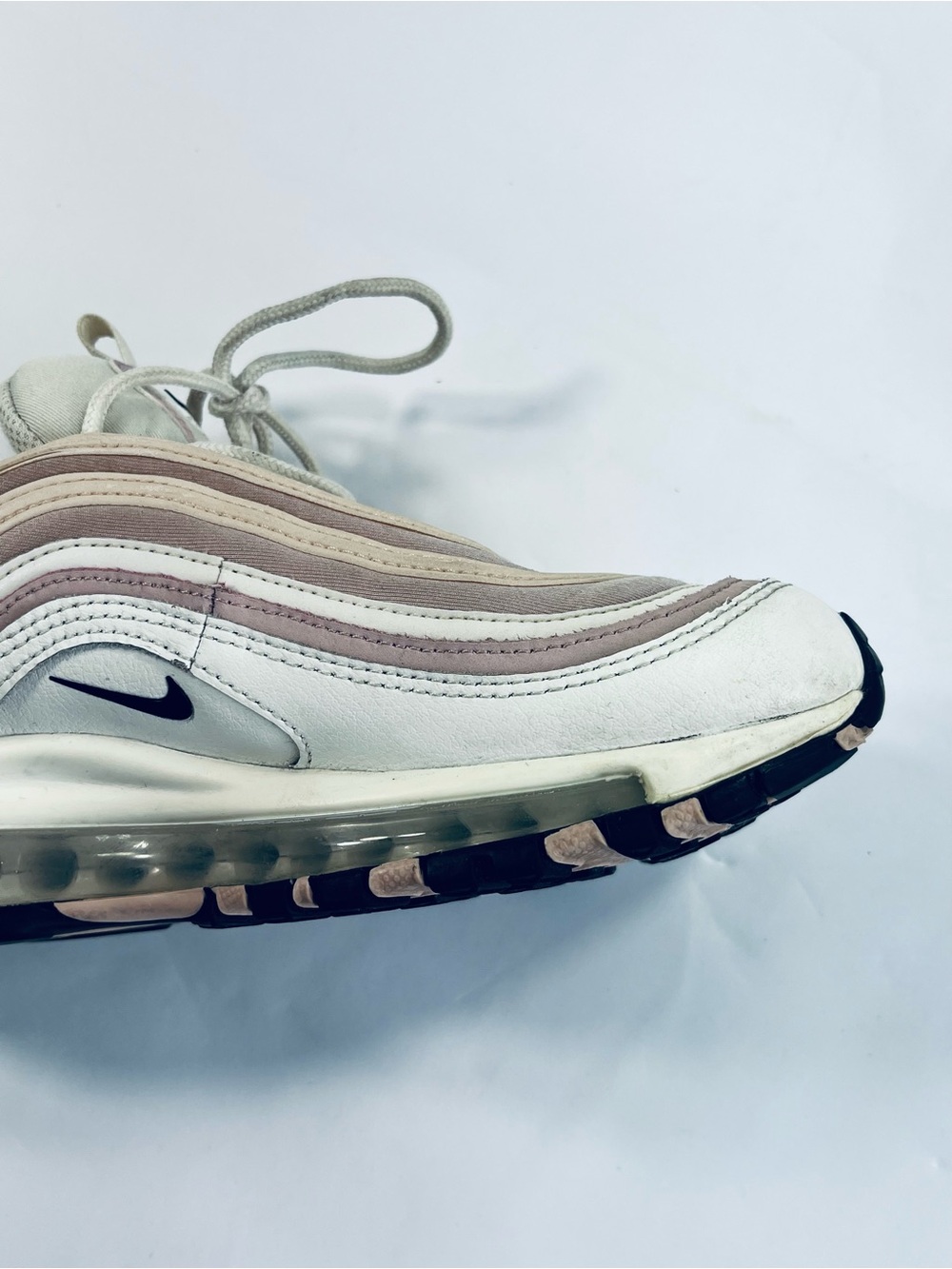Nike Air Max 97’ Pink Cream Summit White #DA9325-100 Women’s Shoes Size:6.5 - Picture 11 of 15